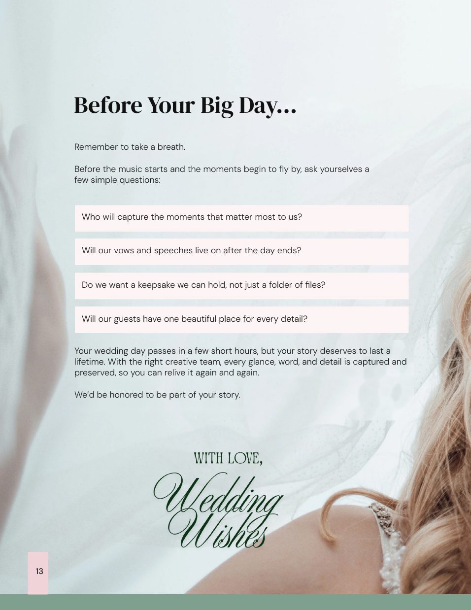 Wedding Wishes media kit, page 14 of 16